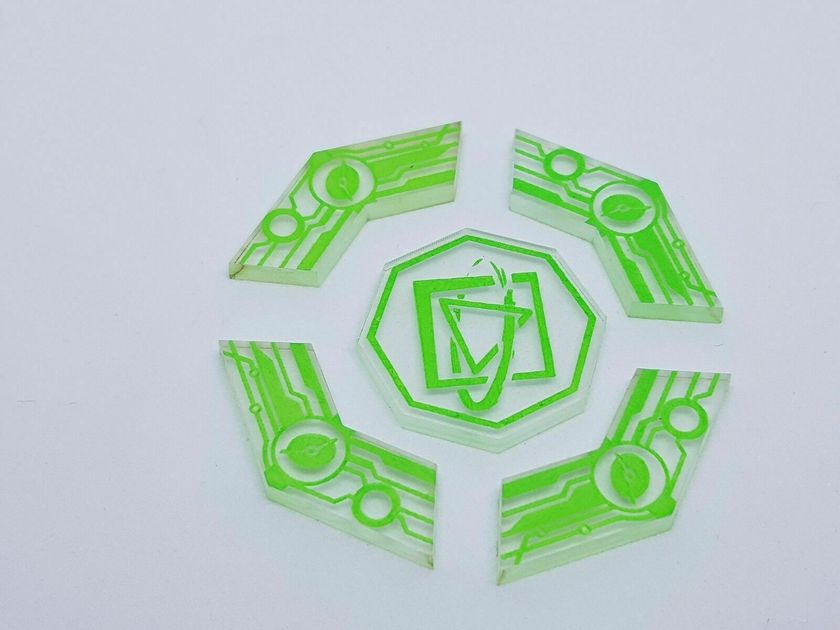 Android: Netrunner – Shaper Click Tracker Acrylic Tokens | Board Game ...