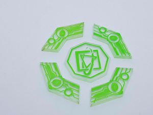 Android: Netrunner – Shaper Click Tracker Acrylic Tokens