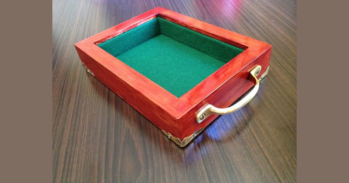 Creating a Dice Rolling Tray My projects VideoGameGeek