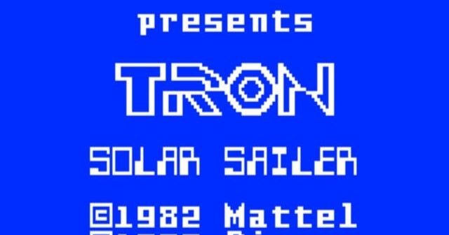 Jeu TRON Solar Sailer Pour Intellivision - Version Loose Rare - Etat Correct, Jeu Fonctionnel Pour Collectionneurs
