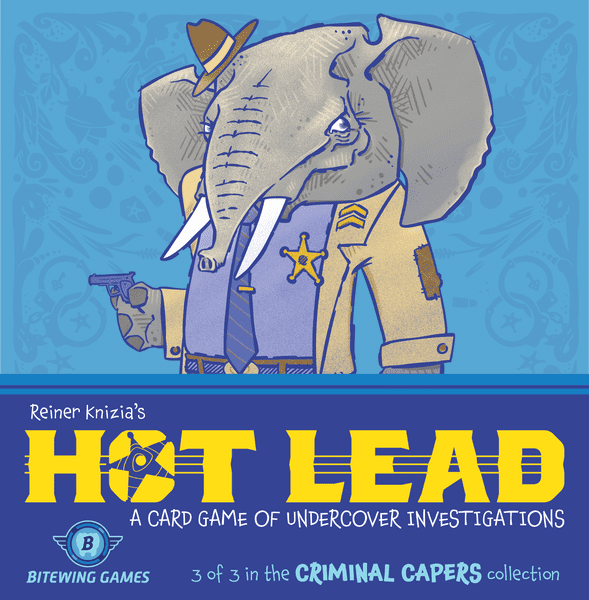Hot Lead, Bitewing Games, 2022 — front cover (image provided by the publisher)