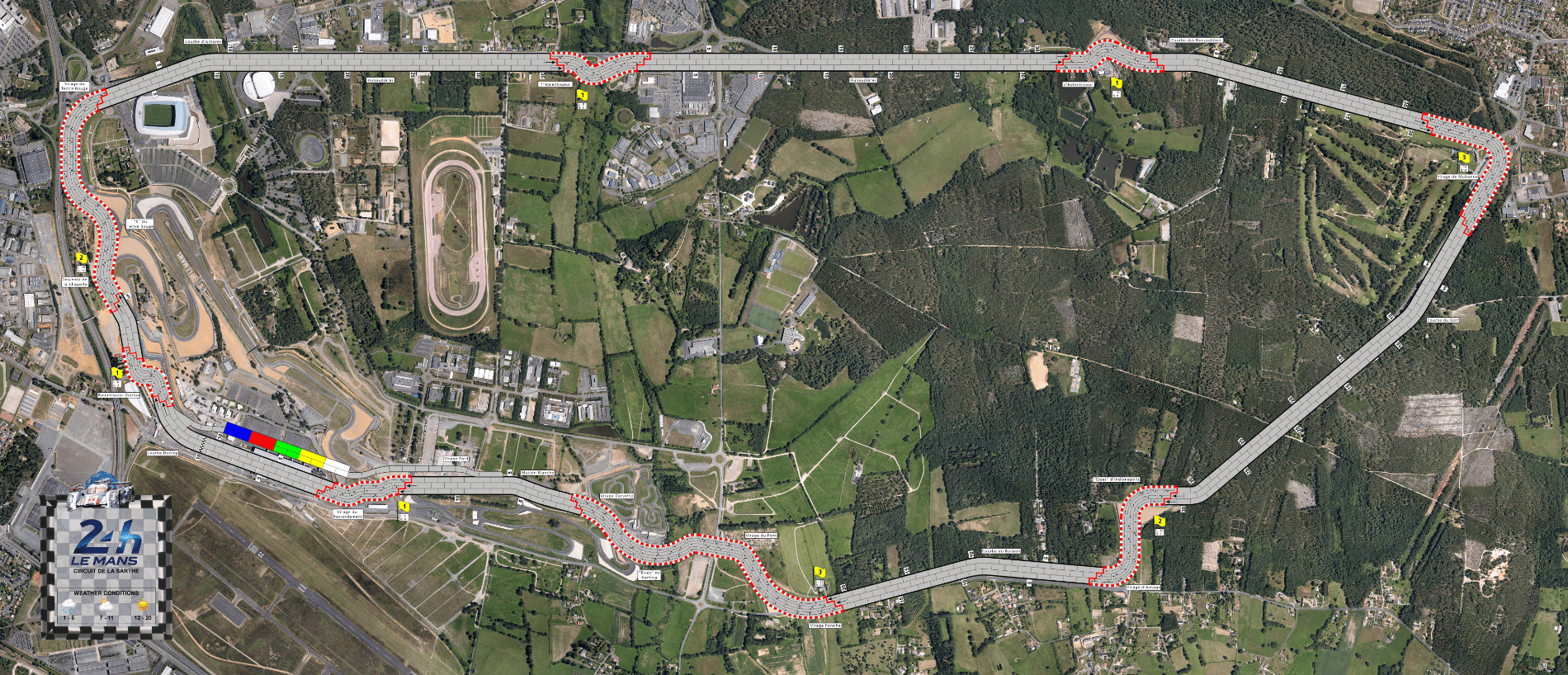 Circuit de la Sarthe LeMans (fan expansion for Formula D(e)) box art