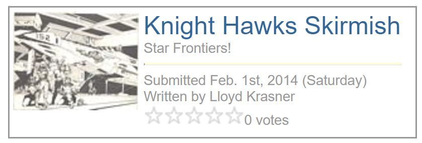 Knight Hawk Skirmish cover art
