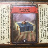Reykholt: Brettspiel-Tischdecke Promokarte