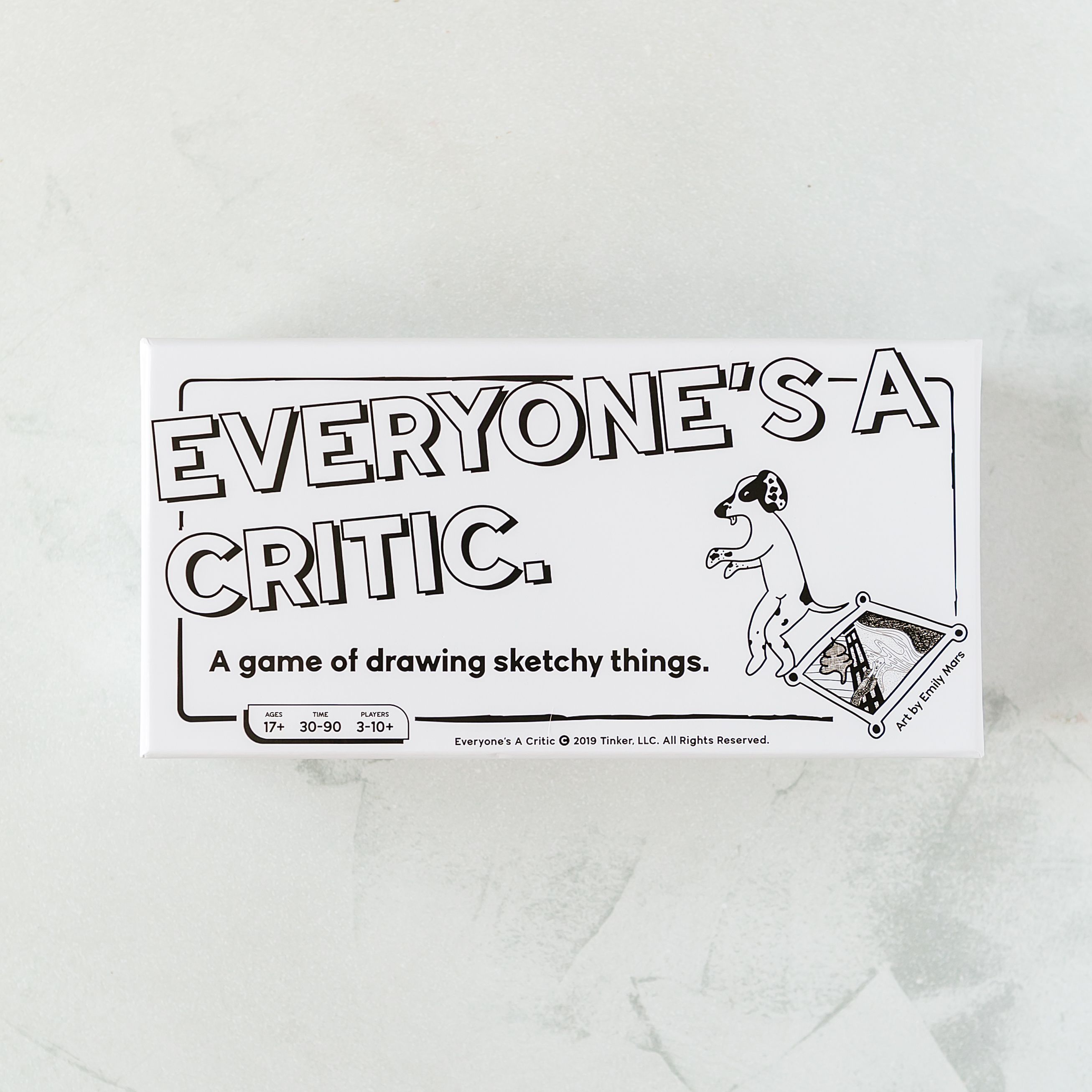 Coperta Everyone's a Critic: A game of drawing sketchy things