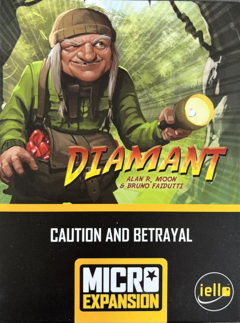 Review: Diamant: Caution and Betrayal:: Caution and Betrail, a nice addition to Diamant/Incan Gold, but it could have been better