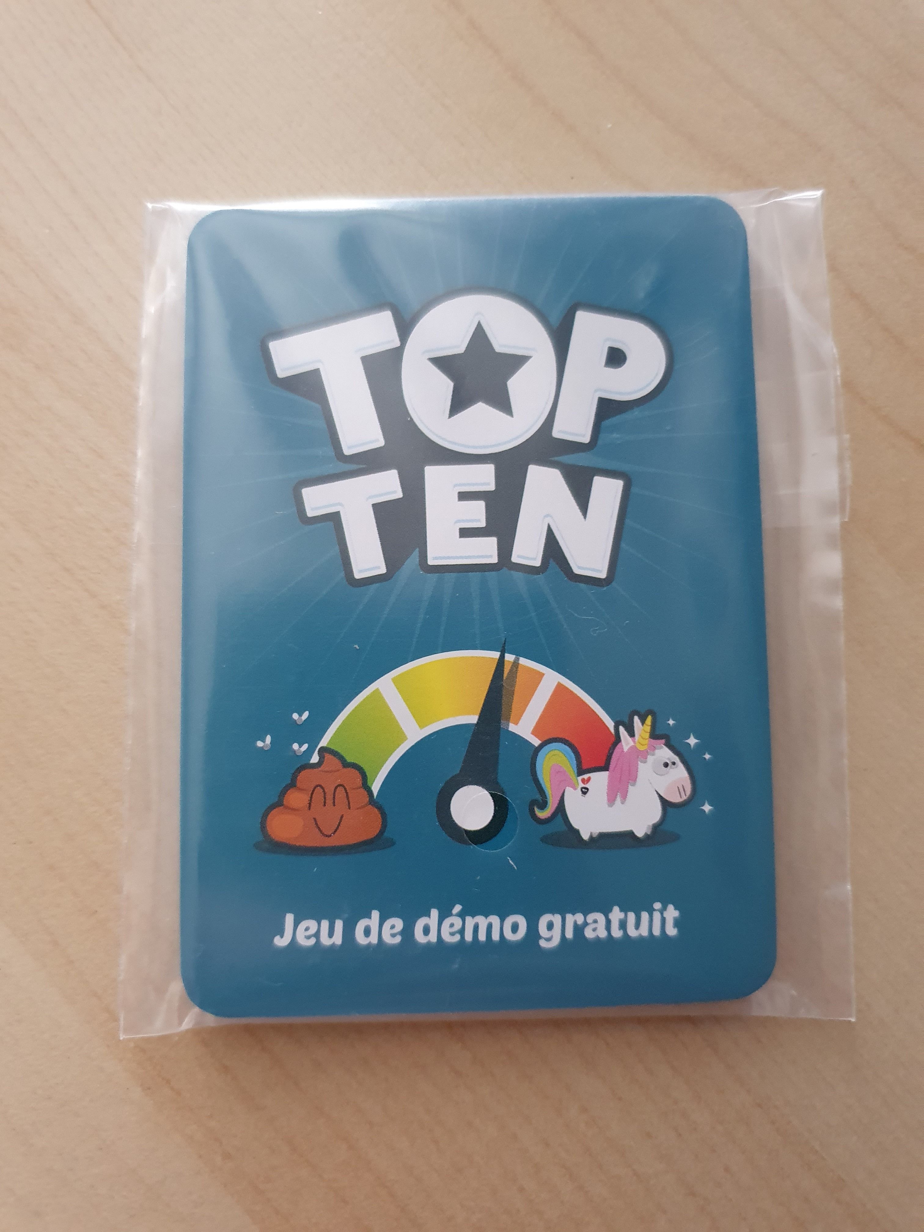 Top Ten: Jeu de démo gratuit