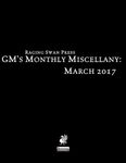 Issue: GM's Monthly Miscellany (March 2017)