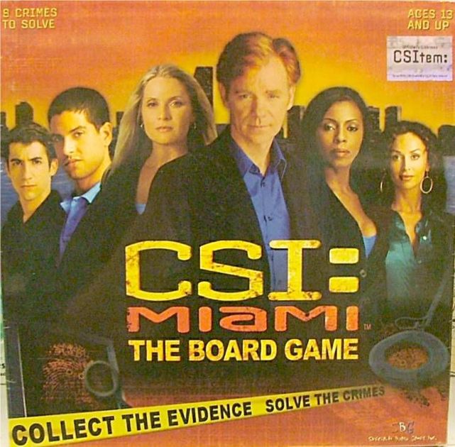 CSI Miami Game Replacement Parts 