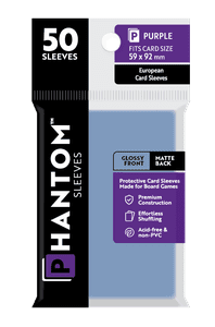 agricola card sleeves Gamegenic Prime Board Game Sleeves - Size Code PURPLE - Standard  European-Sized (62mm x 94mm) (50 Sleeves Per Pack) | 85083 main image 1
