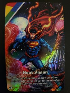 UNO Ultimate: Superman – Heat Vision Foil Chase Card