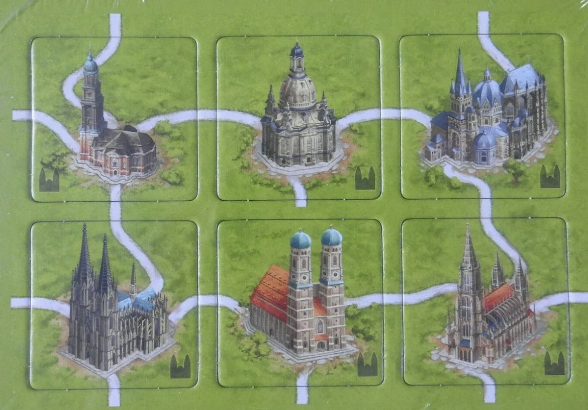 Carcassonne: German Cathedrals