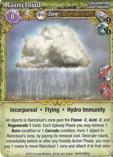 Mage Wars: Raincloud Promo Card