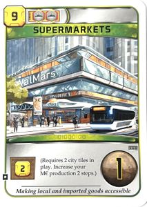 Terraforming Mars: Supermarkets Promo Card