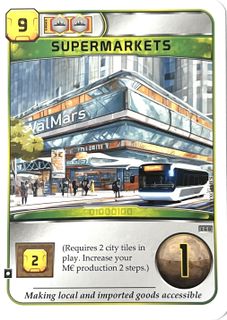 Terraforming Mars: Supermarkets Promo Card