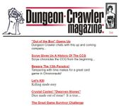 Issue: Dungeon Crawler Magazine (Sep 2001)