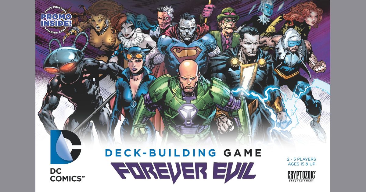Dark Nights DC Comics Deck-Building Game Metal W/ PROMO 