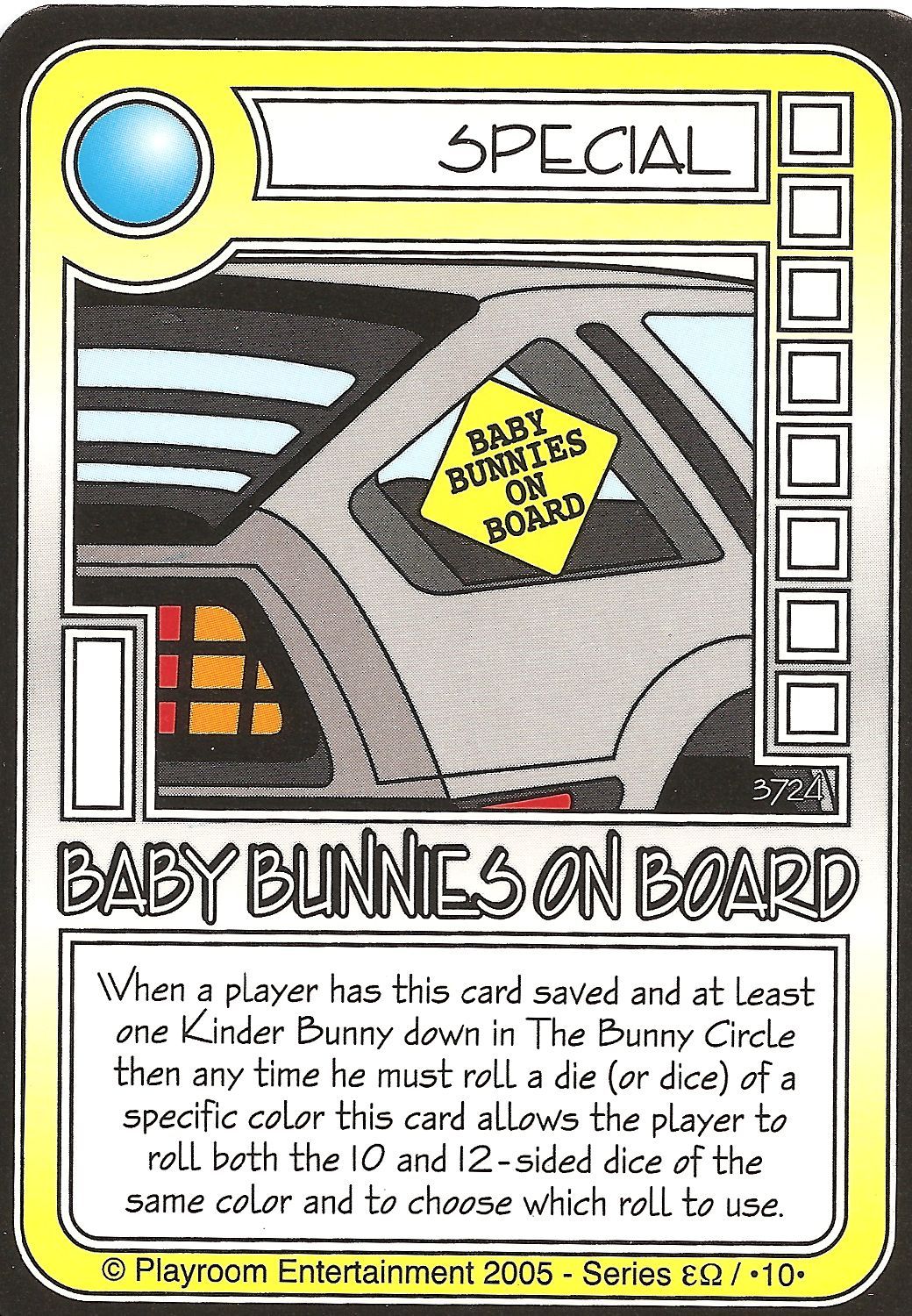 Killer Bunnies and the Quest for the Magic Carrot: Baby Bunnies On Board Promo Card