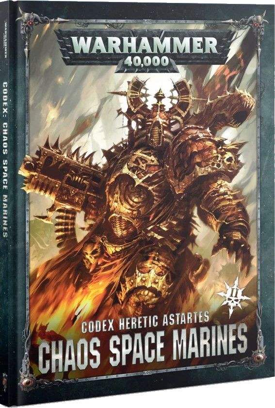 Warhammer 40,000 (Eighth Edition): Codex Heretic Astartes – Chaos Space Marines box art