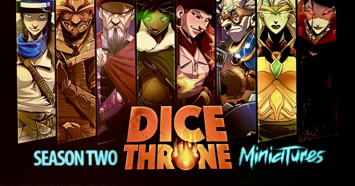 Dice Throne Adventures Season Two Miniatures Board Game Accessory