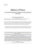 RPG Item: KET7-06: Balance of Peace
