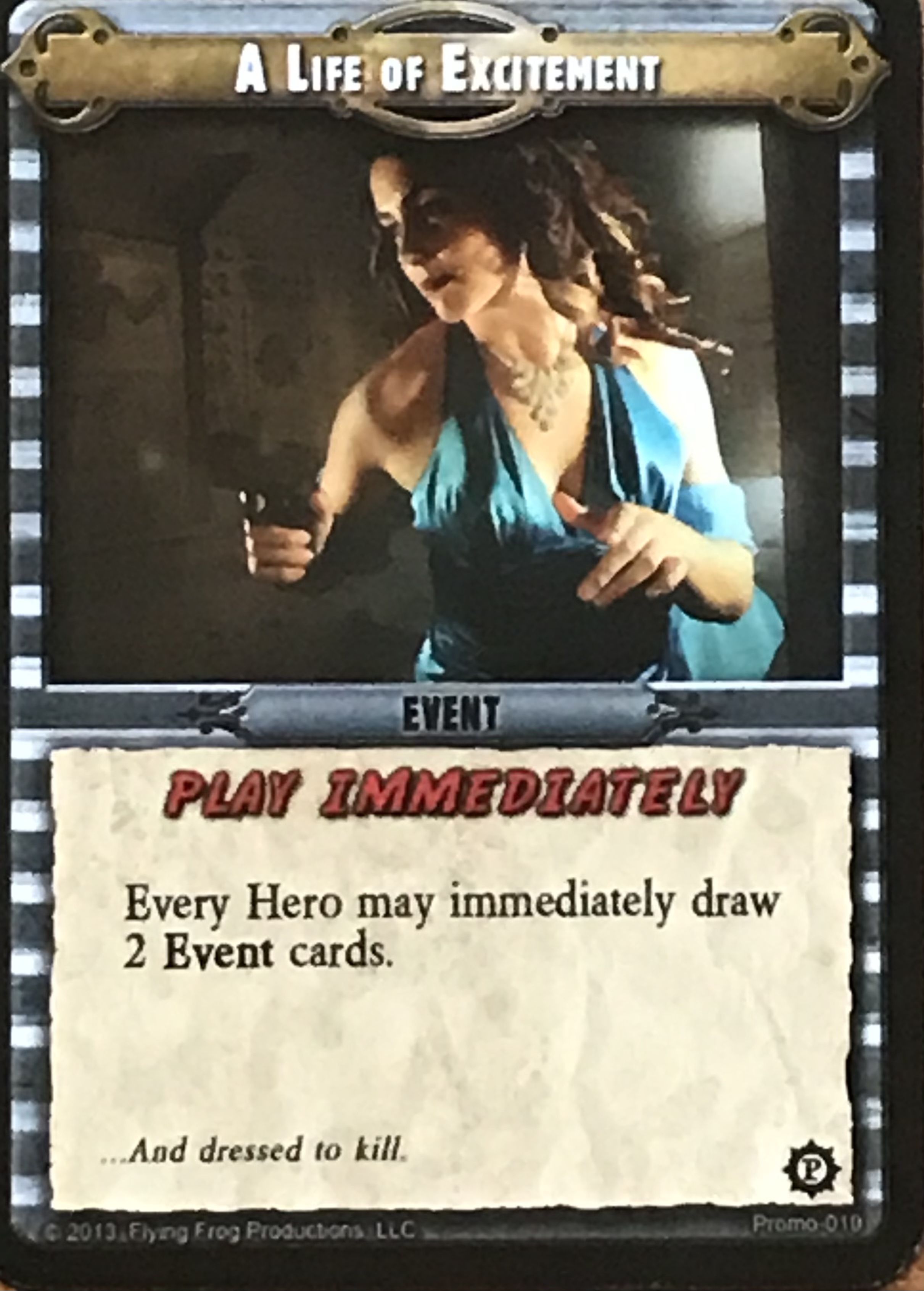 Fortune and Glory: A Life of Excitement Promo Card