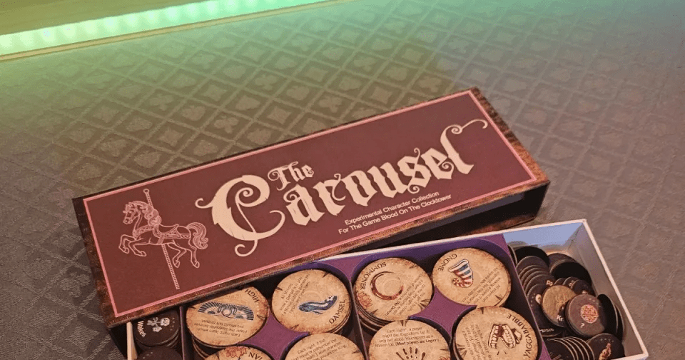 Blood on the Clocktower: Carousel Token Box | Board Game Accessory ...