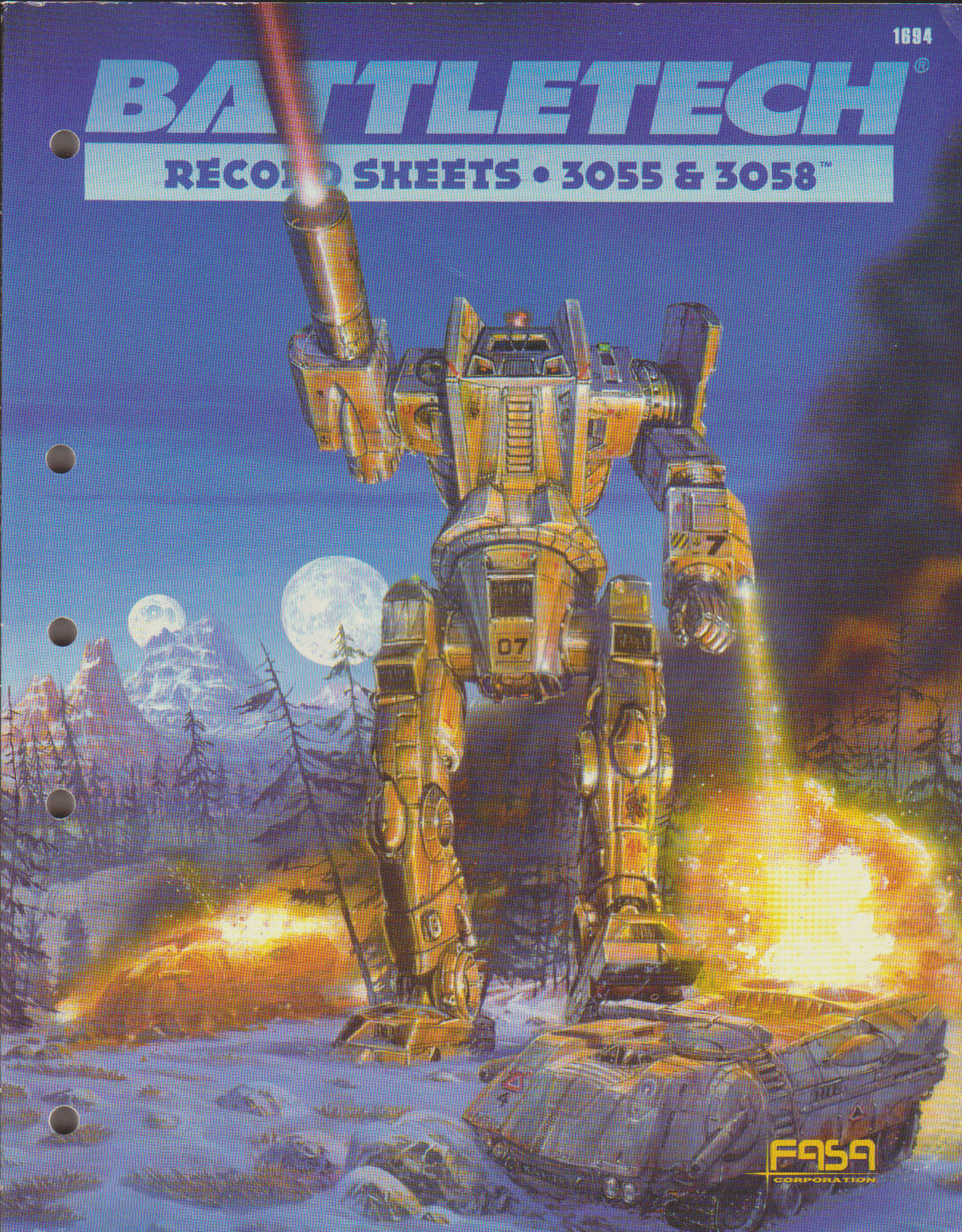 BattleTech Record Sheets: 3055 & 3058