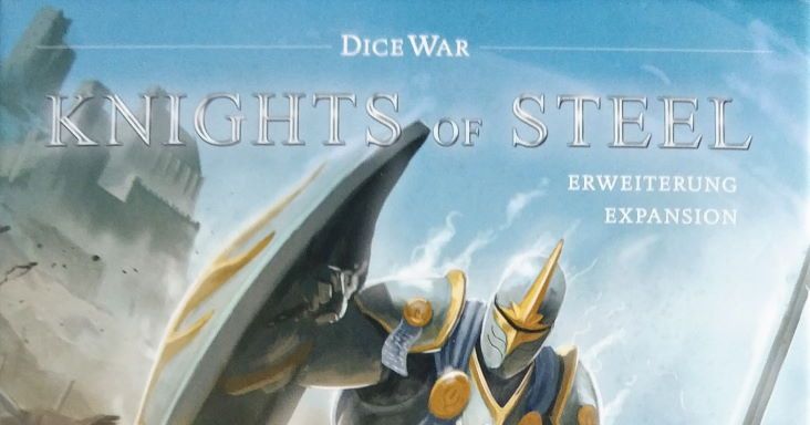 Suncoregames DiceWar - Knights Of Steel, Set Di Dadi Neri Per Gioco (Istruzioni Tedesco/Inglese)