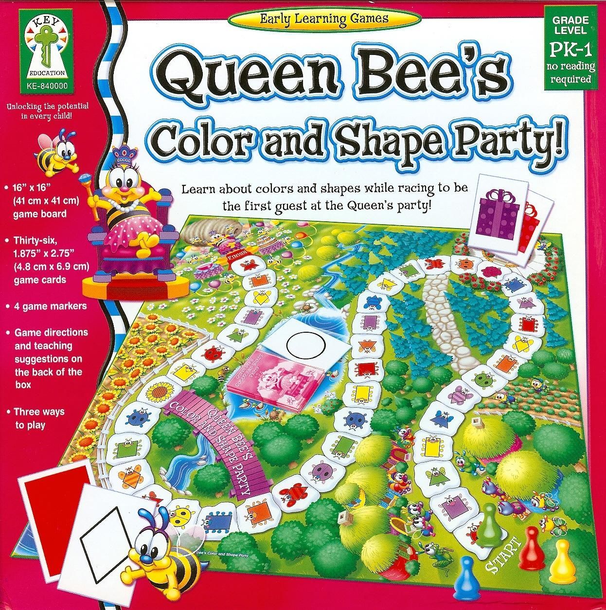 Queen Bee's Color and Shape Party!