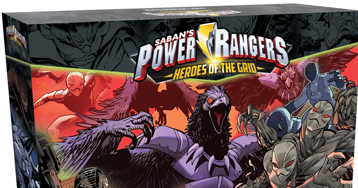 Power Rangers: Heroes of the Grid Board Card Storage Box Renegade