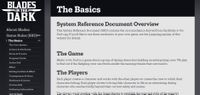 RPG Item: Blades in the Dark System Reference Document
