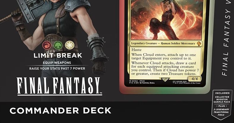 Magic: The Gathering – Final Fantasy VII Commander Deck: Limit Break ...