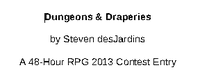 RPG: Dungeons and Draperies