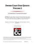RPG Item: Sword Coast Side Quests Volume 3: A Storm King's Thunder Supplement