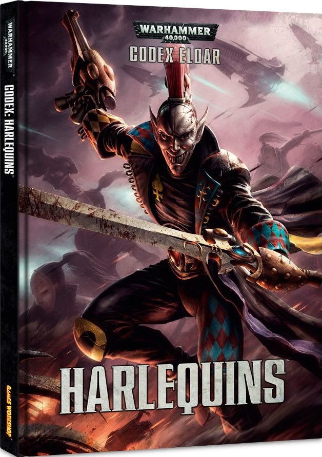 Coperta Warhammer 40,000 (Seventh Edition): Codex Eldar – Harlequins