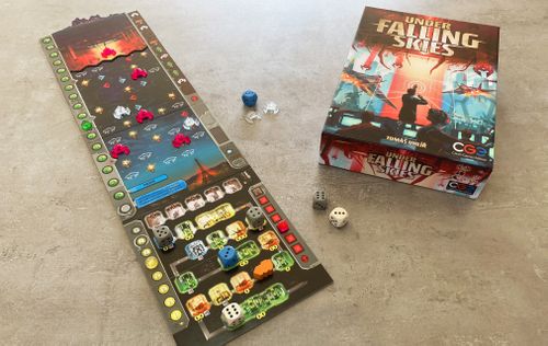 Under Falling Skies Board Game Atlas