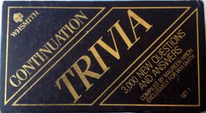 Continuation Trivia: Set One