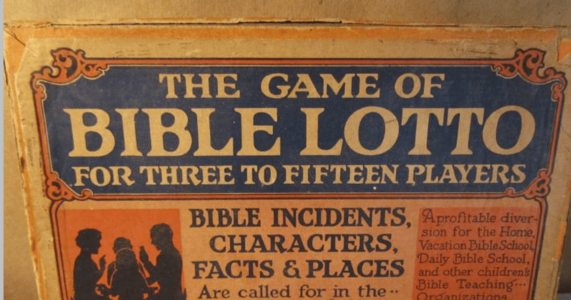 Lotto in the hot sale bible