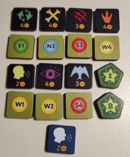 Cryptic Nature: Wooden Tokens