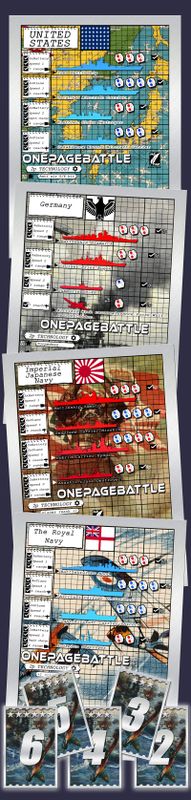 Illustration 7 de One Page Naval Battles