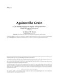 RPG Item: HIG7-02: Against the Grain
