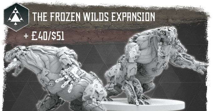 Horizon Zero Dawn The Board Game - The Frozen Wilds Expansion