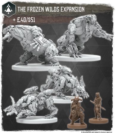 Horizon Zero Dawn The Board Game Frozen Wilds Board Game Boardgamegeek