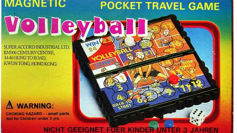 Magnetic Volleyball Pocket Travel Game