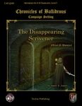 RPG Item: The Disappearing Scrivener