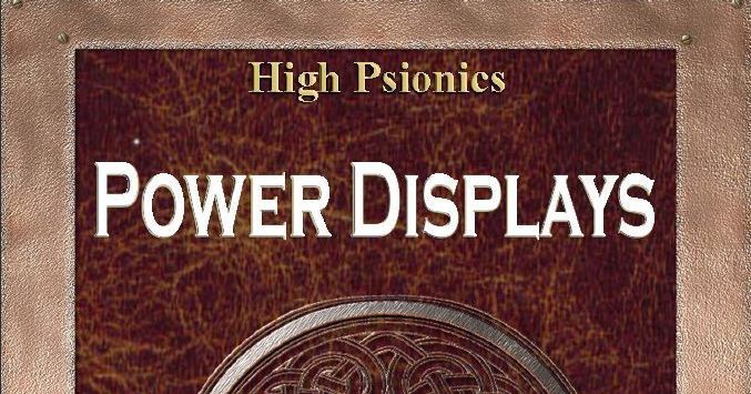 Power Displays | RPG Item | RPGGeek