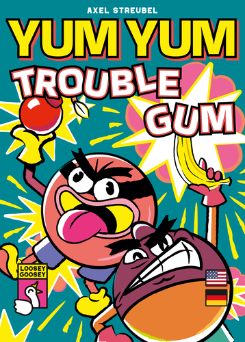 YUM YUM Trouble Gum, Loosey Goosey Games, 2025 — 표지(출판사 제공 이미지)