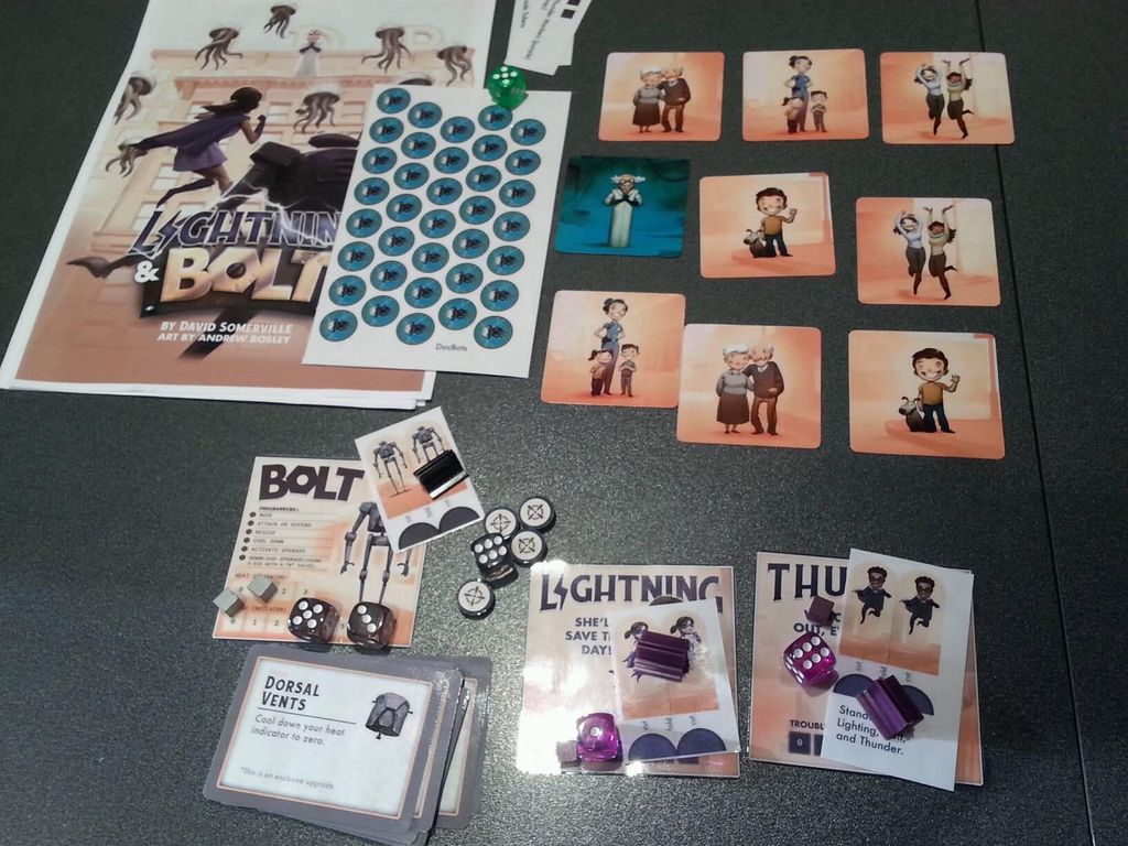 Illustration 11 de Lightning & Bolt: A Bag-Building Game