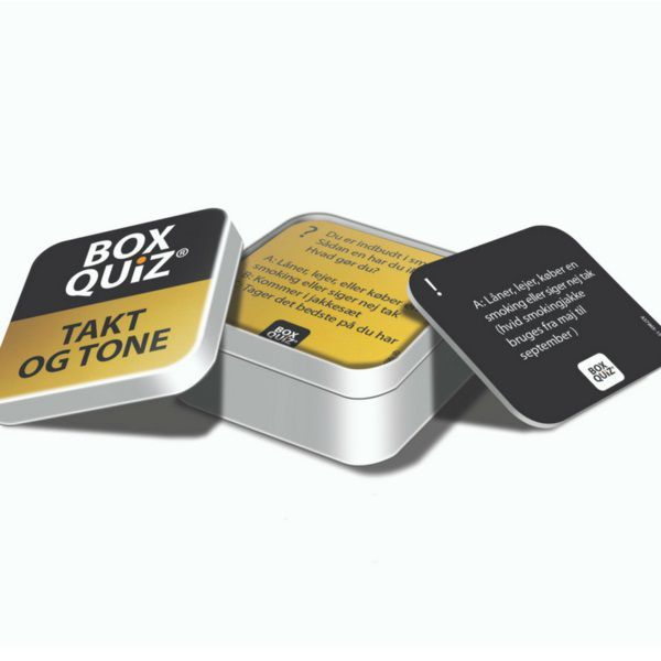 Box Quiz: Takt og Tone